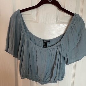 Womens Cropped Blouse